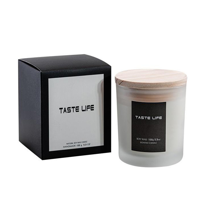 Private Label Luxury Soy Wax Scented Candles / Aromatic Long Candles