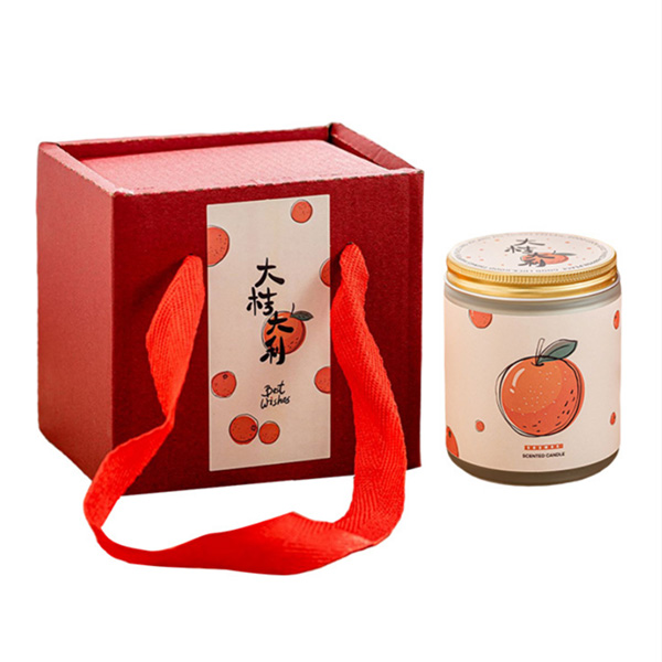 Soy Wax Customised Glass Jar Aromatherapy Scented Bougie Candle Gift