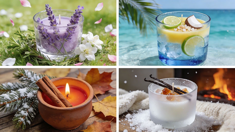 5 Perfect Scented Candle Scents for Every Season