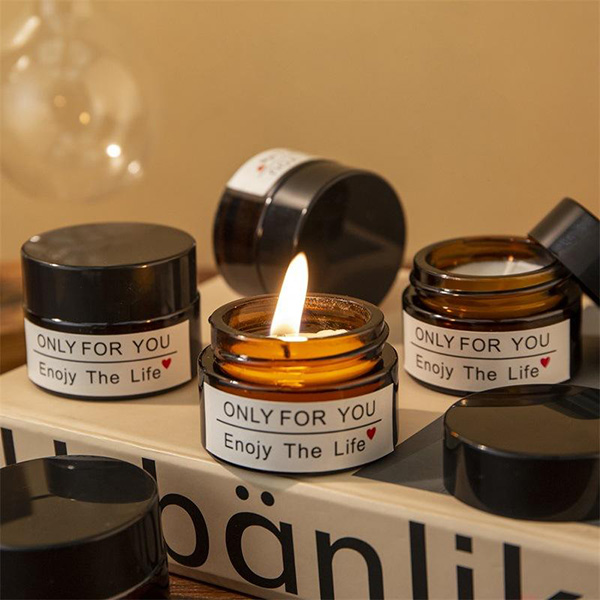 Customizable Soy Wax Candle in Jars With Lid Private Label Soy Candles Scented Luxury Wholesale