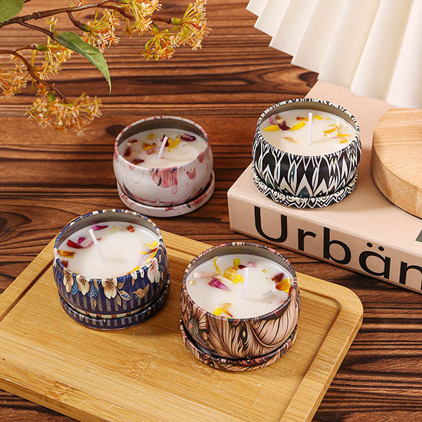 Ouree Top Wholesale Aroma Aromatic Hand Made Big Large Coffee Private Label Wick Scented Wax Wedding Favors Candles