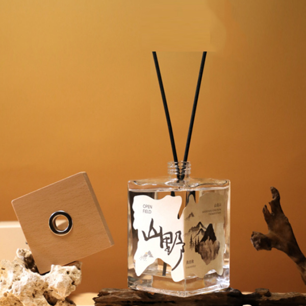 500ml New Design Home Decor Luxury Reed Diffuser Glass Bottle Fiber Sticks Home Fragrance Reed Diffuser