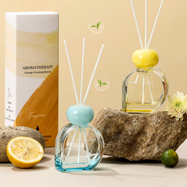 Premium Unique Aromatherapy Room Scent Reed Diffuser with Rattan Stick Aroma Fragrance Air Fresheners for Home Decor