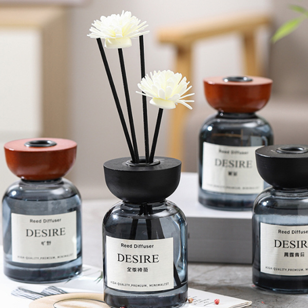 120ml Wholesale Customized 2025 Hot Selling Glass Reed Aromatherapy Diffuser Home Decoration Air Freshener
