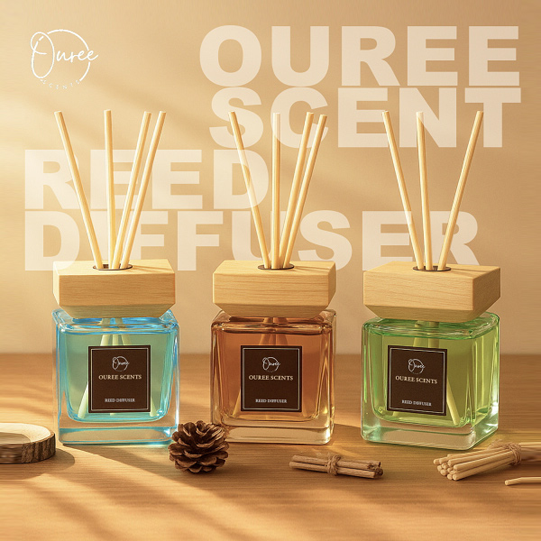 High-end 200ML Large-capacity Fireless Aromatherapy Living Room Home Long-lasting Fragrance Diffusion Reed Aromatherapy