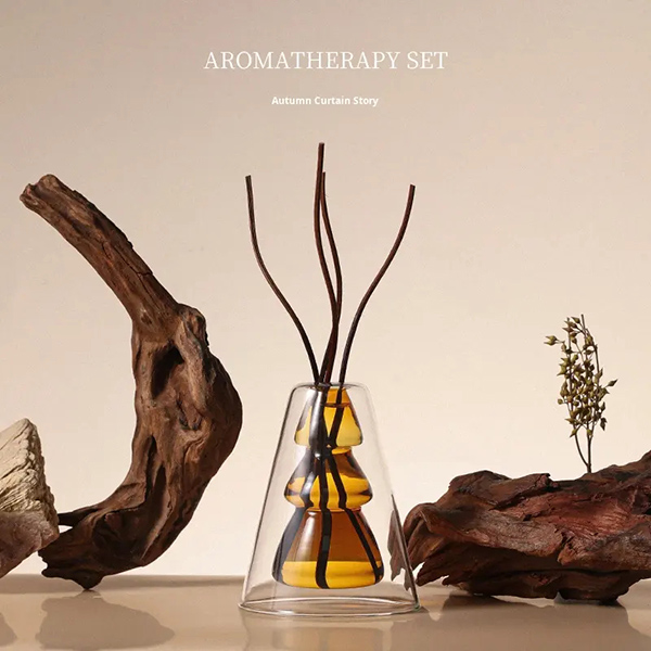 Fireless Rattan Aromatherapy Niche High-end Fragrance Diffuser Plant Essential Oil Aromatherapy Diffuser Ornaments Decoration