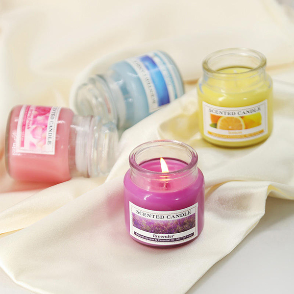 Glass Bottle Smokeless Handmade Soy Wax Aromatherapy Candle Home Long-lasting Fragrance Diffuser Gift